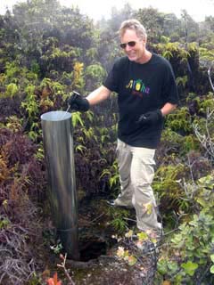 Brian Toll at Geothermal Steam Vent